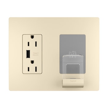 Legrand - RWC826USBLACCV2 - radiant - Wireless Charger - Light Almond