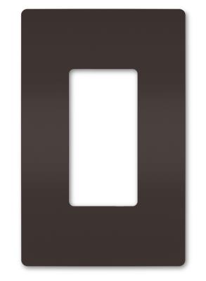Legrand - RWP26 - radiant - One-Gang Screwless Wall Plate - Brown