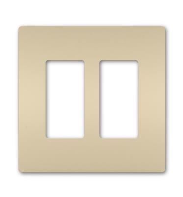 Legrand - RWP262I - radiant - Two-Gang Screwless Wall Plate - Ivory