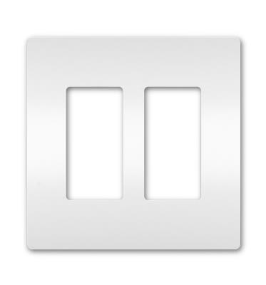 Legrand - RWP262W - radiant - Two-Gang Screwless Wall Plate White - White
