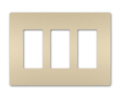 Legrand - RWP263I - radiant - Three-Gang Screwless Wall Plate - Ivory