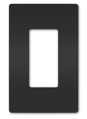 Legrand - RWP26BK - radiant - One-Gang Screwless Wall Plate - Black
