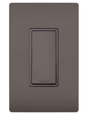 Legrand - TM870 - radiant - 15A Single-Pole Switch - Brown