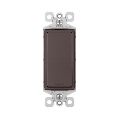 Legrand - TM870DBCC10 - radiant - 15A Single-Pole Switch - Dark Bronze