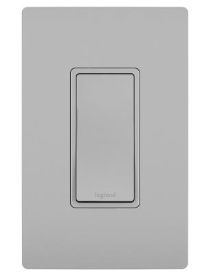 Legrand - TM870GRY - radiant - 15A Single-Pole Switch - Gray