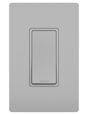 Legrand - TM873GRY - radiant - 15A 3-Way Switch - Gray