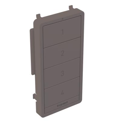 Legrand - WNRCB40CKIT - radiant - Smart Scene Controller with Netatmo, Color Change Kit - Brown