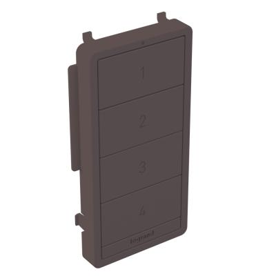Legrand - WNRCB40CKITDB - radiant - Smart Scene Controller with Netatmo, Color Change Kit - Dark Bronze