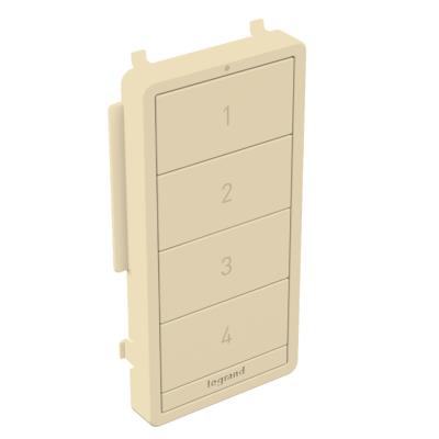 Legrand - WNRCB40CKITIV - radiant - Smart Scene Controller with Netatmo, Color Change Kit - Ivory