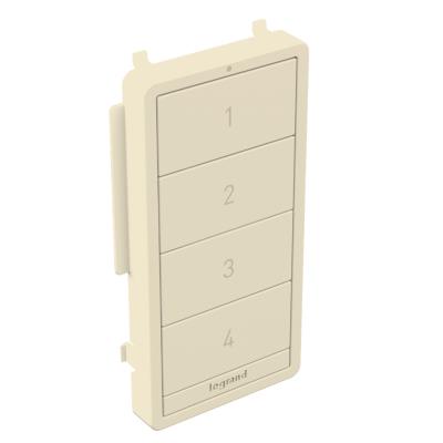 Legrand - WNRCB40CKITLA - radiant - Smart Scene Controller with Netatmo, Color Change Kit - Light Almond