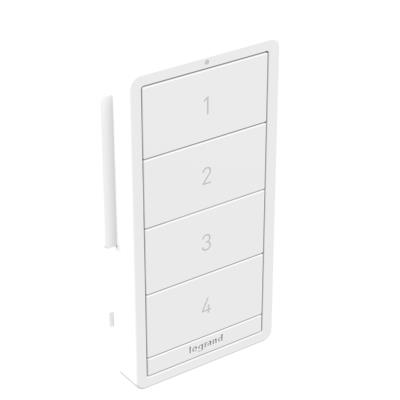 Legrand - WNRCB40CKITWH - radiant - Smart Scene Controller with Netatmo, Color Change Kit - White