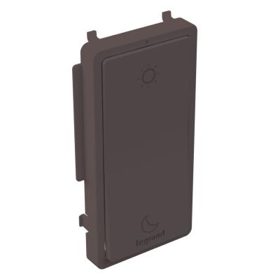 Legrand - WNRL43CKITDB - radiant - Smart Wake/Sleep Switch with Netatmo, Color Change Kit - Dark Bronze