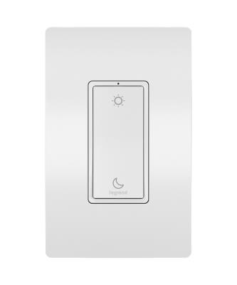Legrand - WNRL44WH - radiant - Wired Wake/Sleep Smart Switch, with Netatmo - White