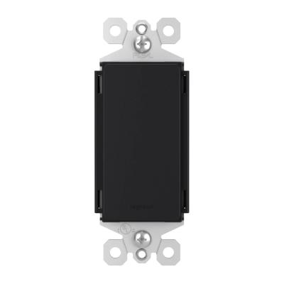 Legrand - 326RBK - radiant - BLANK INSERT - Black