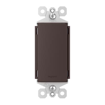 Legrand - 326RDB - radiant - Blank Decorator Wall Strap - Dark Bronze