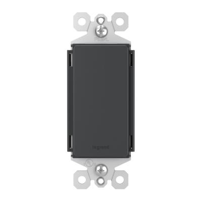 Legrand - 326RG - radiant - Blank Decorator Wall Strap - Graphite