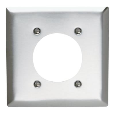 Legrand - SS703 - radiant - Power Outlet Receptacle Openings, Two Gang, 302/304 Steel