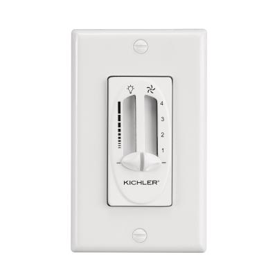 Kichler - 337010WH - Accessory - Fan 4 Speed-Light Dimmer - White