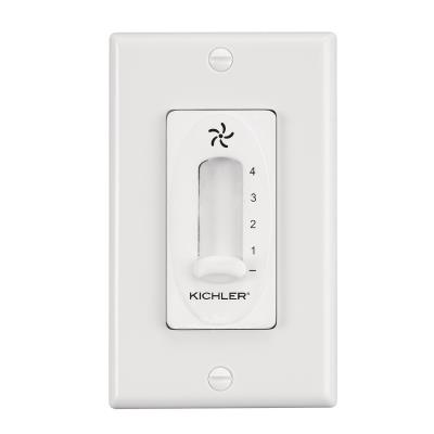 Kichler - 337012WH - Accessory - 4 Speed Fan Slide Control - White