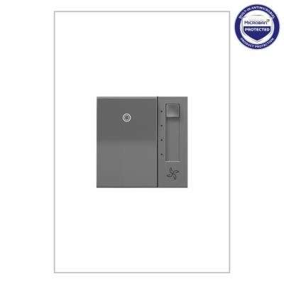 Legrand - AAFN4S16AM4 - adorne - Paddle Fan Speed Control Switch with Microban - Magnesium