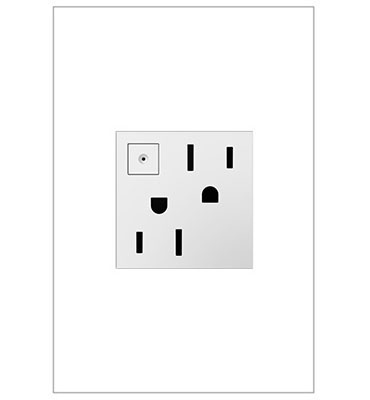 Legrand - ARPS152W4 - adorne - 15A Energy-Saving On/Off Outlet - White