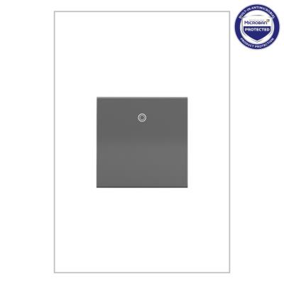 Legrand - ASPD2032M4 - adorne - 20A Paddle Switch with Microban - Magnesium