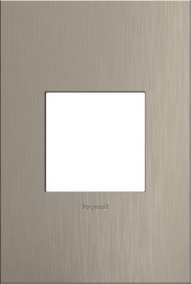 Legrand - AWC1G2SN4 - adorne - One-Gang Screwless Wall Plate - Satin Nickel