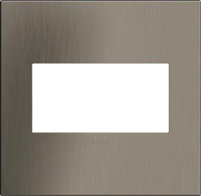 Legrand - AWC2GSN4 - adorne - Two-Gang Screwless Wall Plate - Satin Nickel