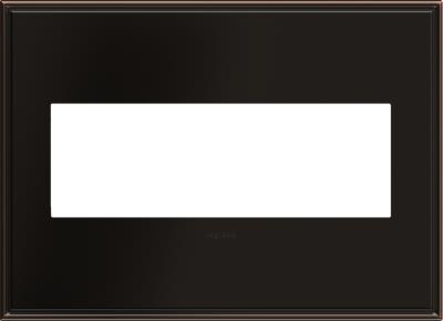 Legrand - AWC3GOB4 - adorne - Three-Gang Screwless Wall Plate - Oil Rubbed Bronze