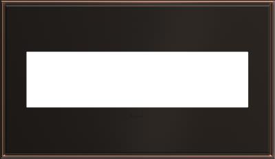Legrand - AWC4GOB4 - adorne - Four-Gang Screwless Wall Plate - Oil Rubbed Bronze
