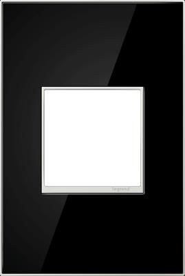 Legrand - AWM1G2MB4 - adorne - One-Gang Screwless Wall Plate - Mirror Black