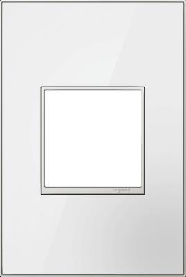 Legrand - AWM1G2MW4 - adorne - One-Gang Screwless Wall Plate - Mirror White
