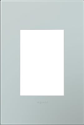 Legrand - AWP1G3BL4 - adorne - One-Gang-Plus Screwless Wall Plate - Pale Blue