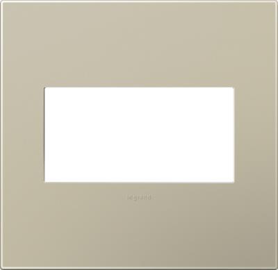 Legrand - AWP2GTM4 - adorne - Two-Gang Screwless Wall Plate - Titanium