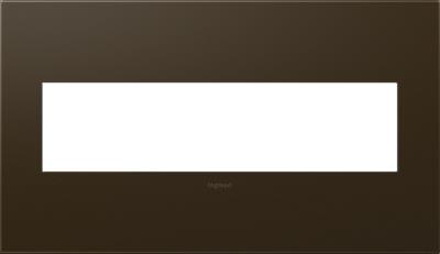 Legrand - AWP4GBR4 - adorne - Four-Gang Screwless Wall Plate - Bronze