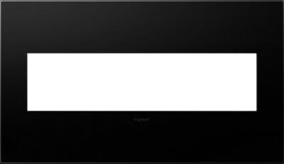 Legrand - AWP4GGR4 - adorne - Four-Gang Screwless Wall Plate with Microban - Graphite