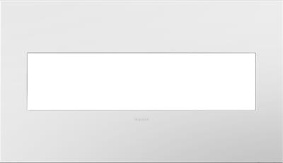 Legrand - AWP4GWH4 - adorne - Four-Gang Screwless Wall Plate with Microban - Gloss White