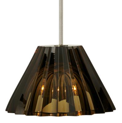 Stone Lighting + - PD043CG - Ridge - Pendant Ridge Crystal - Cognac