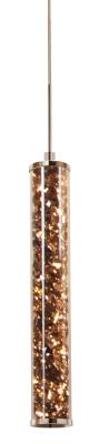 Stone Lighting + - PD223GT - Jazz - Pendant Jazz - Crystal Golden Teak
