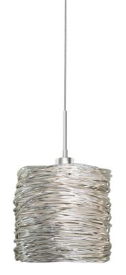 Stone Lighting + - PD537SI - Dazzle - Pendant Short Coil - Silver