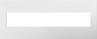Legrand - AWP6GWHW1 - adorne - Six-Gang Screwless Wall Plate with Microban - Gloss White on White