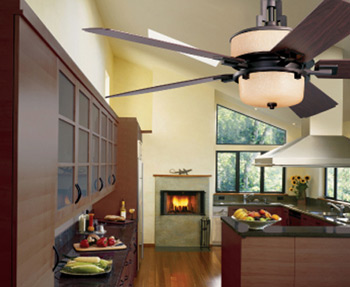 Celing hanging in a kitchen